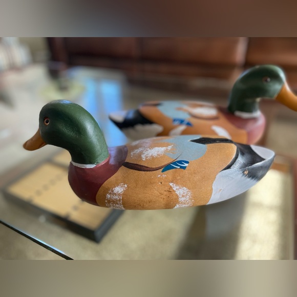 2/$50 Wood Duck Decoy Duck Dynasty Hunting Decor Cabin Fishing Outdoors Camo - Picture 5 of 14